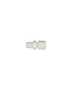 Jaco 3/8" Vibra Proof Connector PVDF Tube x 1/2" NPT