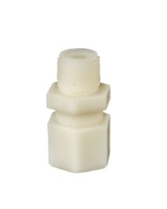Jaco 3/8" Vibra Proof Connector Polypropylene Tube x 1/2" NPT