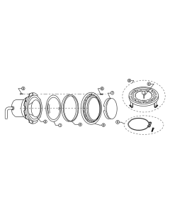 Pentair Gasket 4" Dia. SB/AQ for Spa Light Lens Off White